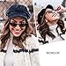 WOWSUN Vintage Sexy Cat Eye Sunglasses Candy Color Clout Goggles for Women (Black)