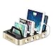 Okra 7-Port Hub USB Desktop Universal Charging Station Multi Device Dock for iPhone, iPad, Samsung Galaxy, LG, Tablet PC and all Smartphones and Tablets (Gold)