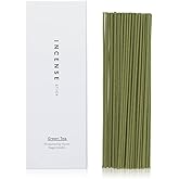 なごみ工房 Kyoto Green Tea Incense Sticks - Japanese Temple Aroma, Ideal for Relaxation & Meditation, Approx. 60 Sticks (0.044 Pounds) - Premium Quality Incense for Spiritual & Home Use Nagomikobo