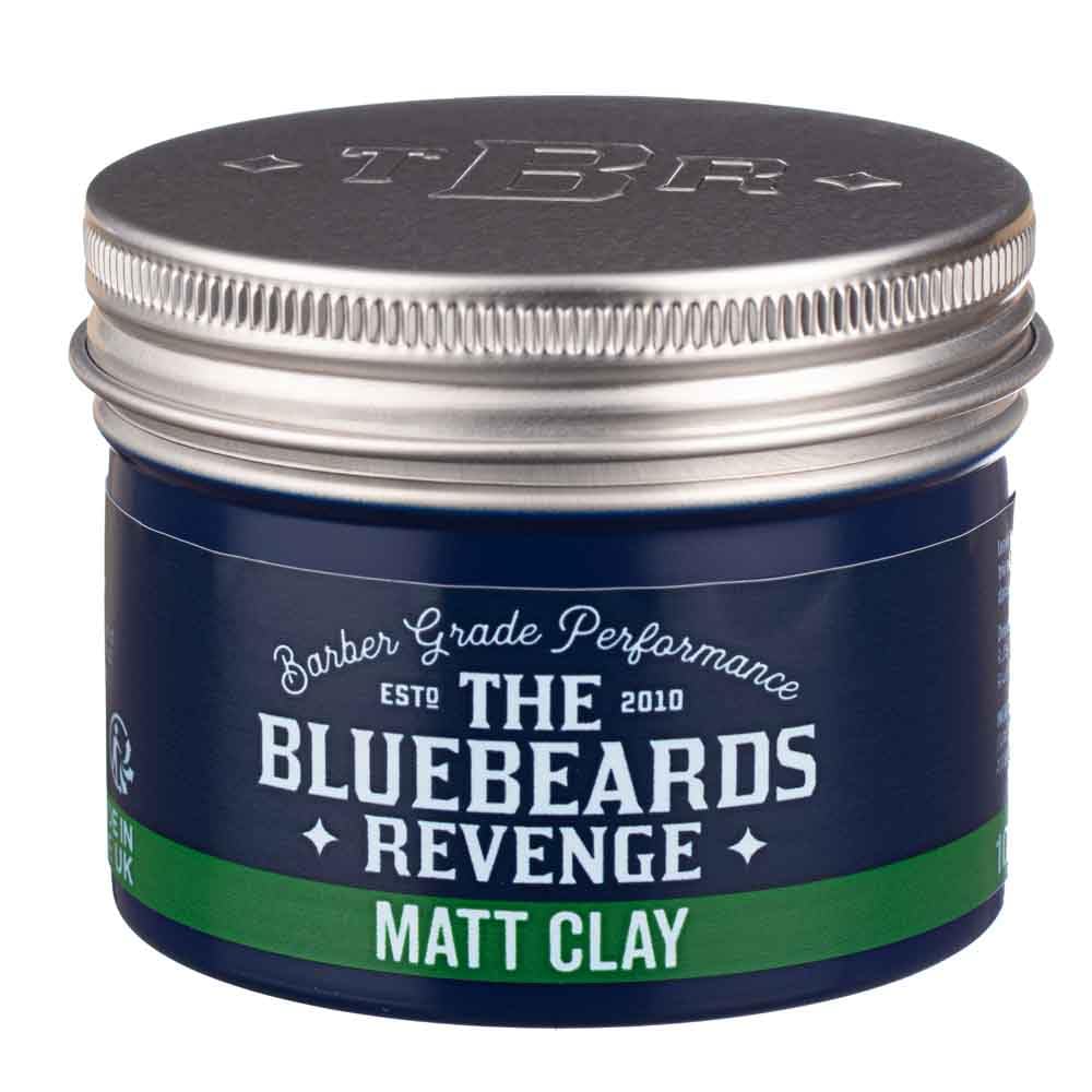 The Bluebeards Revenge, Texturising Hair styling Matt Clay For Men, Medium Hold, Low Shine And Matt Finish, 100ml