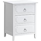 Glory Furniture Daniel G0090-N 3 Drawer Wooden Nightstand White