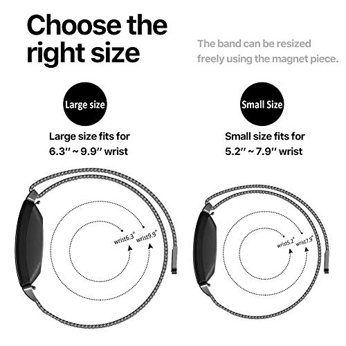 Intoval Metal Bands for Fitbit Inspire 2 / Inspire HR/Inspire