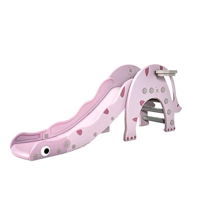 Slide for Kids 3 Step Freestanding Slide Widen and Lengthen Slide Way Indoor Outdoor Backyard Climber Play Slide Plastic Foldable Slide with