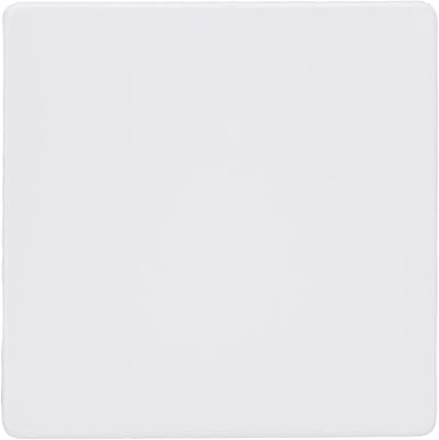 Varilight Primed Ready to Paint Flat Plate Screwless Single Blank Plate