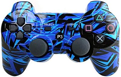 [1 Pack] Wireless Double Vibration Game Controller Bluetooth Gamepad Remote for PS3 [Gift 1 Charging-Cable]