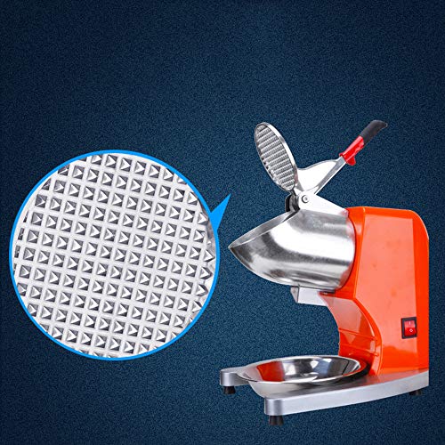 Eis Crusher Maschine Ice Crusher Eiszerkleinerer Ice Shaver Maschine,80 Kg/H, 300 W Motor Aus Reinem Kupfer,Einfach Zu… – Bild 5
