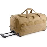Highland Tactical Squad Rolling Duffel, Desert, One Size