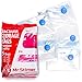 Mr.Stimer 5 Vacuum Storage Bags - 2 Jumbo (31x39) 2 Large (23x31) 1 Medium (19x23) Compressed Space Saver Bags for Clothes & Comforters