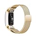 CIDETTY For Fitbit Charge 2 Band, Stainless Steel Milanese Loop Metal Bracelet Strap with Strong Magnetic Clasp for Fitbit Charge 2