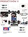 TOZO C1022 RC CAR High Speed 32MPH 4x4 Fast Race Cars 1:18 RC Scale RTR Racing 4WD Electric Power Buggy W/2.4G Radio Remote Control Off Road Truck Powersport Roadster Red
