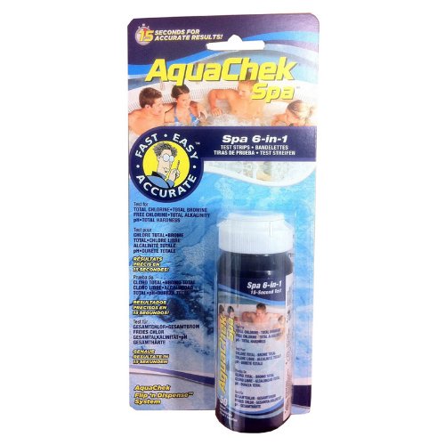 AquaChek Spa 6-in-1 Test Strips Kit (50 count bottles) (2 Pack)
