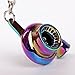 HJJ HAMIST Spinning Turbo Keychain Keyring Turbocharger Turbine Key Chain Drift Racing Neo Rainbow