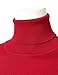 FLORIA Womens Stretch Knit Long Sleeve Soft Turtleneck Top Pullover Knit Sweater