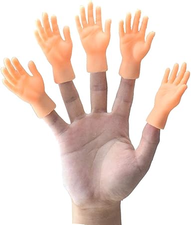 Greenlans Fingerpuppe Spielzeug Lustige Mini Hande Finger Armel