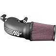 K&N Cold Air Intake System: High-Flow Air Filter, Increase Performance & Acceleration: Compatible with 2008-2017 Harley Davidson: (See Product Description for Selected Models), 57-1134
