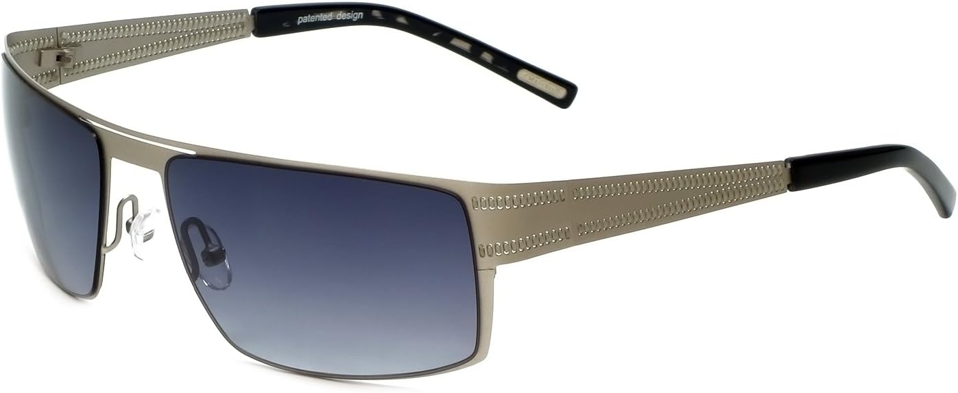 Renoma Designer Sunglasses Robin 1300 in Silver with Grey Gradient Lens