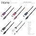 iHome Micro USB Cable for Universal/Smartphones - Purple