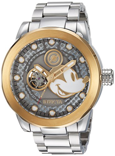 Invicta Men's 'Disney Limited Edition' Automatic Stainless Steel Casual Watch, Color:Silver-Toned (Model: 22743)