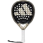 adidas Metalbone Ctrl 3.4 Racket - Black Champagne, Round Shape, EVA Soft Performance Foam, Carbon 16K
