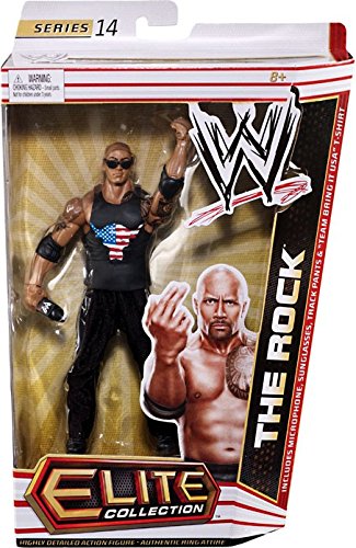 Wwe elite collectors the rock figure series 14