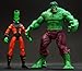 VARIANT Version Marvel Legends - Face-Off - Arch-Enemies Series - Hulk vs The Leader - Includes: 32 Page Comic Book & Marvel vs System Trading Card - With Diorama