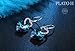 Double Heart Dangle Earrings with Austrian Crystals - Anniversary Birthday Gift with Jewelry Box for Women and Girls