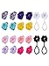 Willbond 8 Pairs Barefoot Sandals Flower and 2 Pairs Baby Girl's Aritificial Pearl Foot Flower Shoes, Totally 10 Pairs