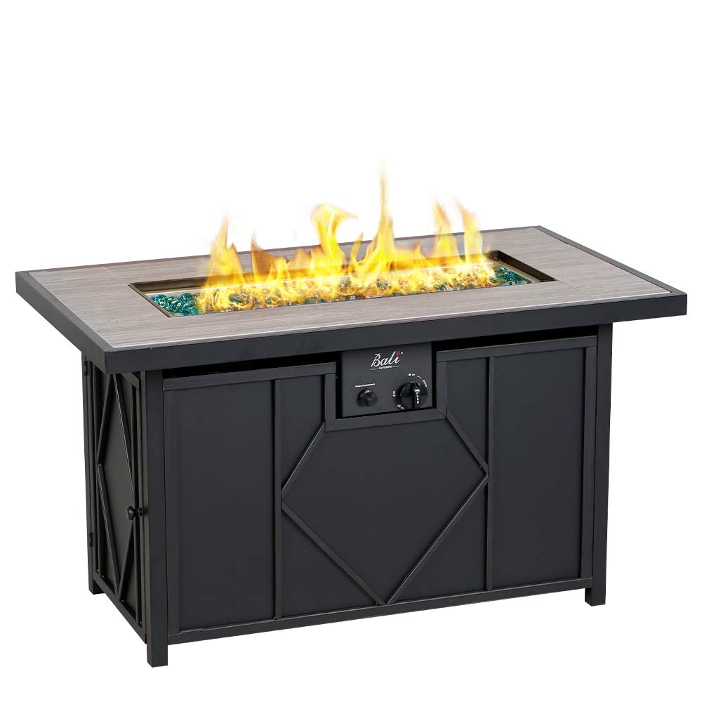 Rectangular Propane Fire Pit Table / Amazon Com Outland Living 401