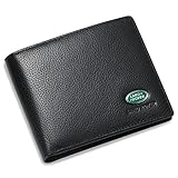 Land Rover Bifold Wallet with 3 Credit Card Slots and ID Window - Genuine Leather