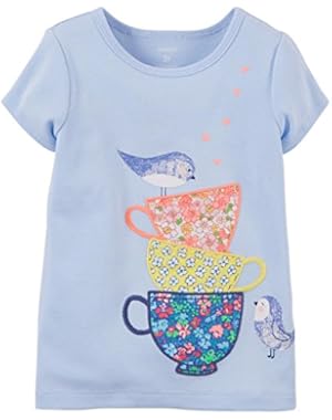 Baby Girls' Graphic Tee (Baby) Teacups