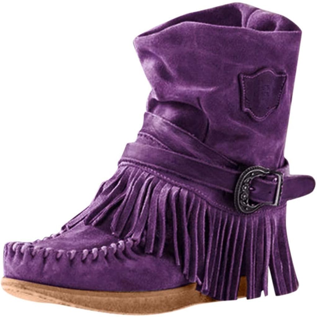 blush suede tassel women's elba booties