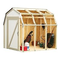 2x4basics 90190MI Custom Shed Kit with Barn Roof