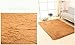 KLOUD City Super Soft Modern Shag Area Rugs Living Room Carpet Bedroom Rug for Children Play Solid Home Decorator Floor Rug and Carpets 4- Feet by 5- Feet Khaki