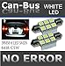 CANBUS LED 6SMDS HYPER White 6418 C5W Error Free License Plate Lights Bulbs