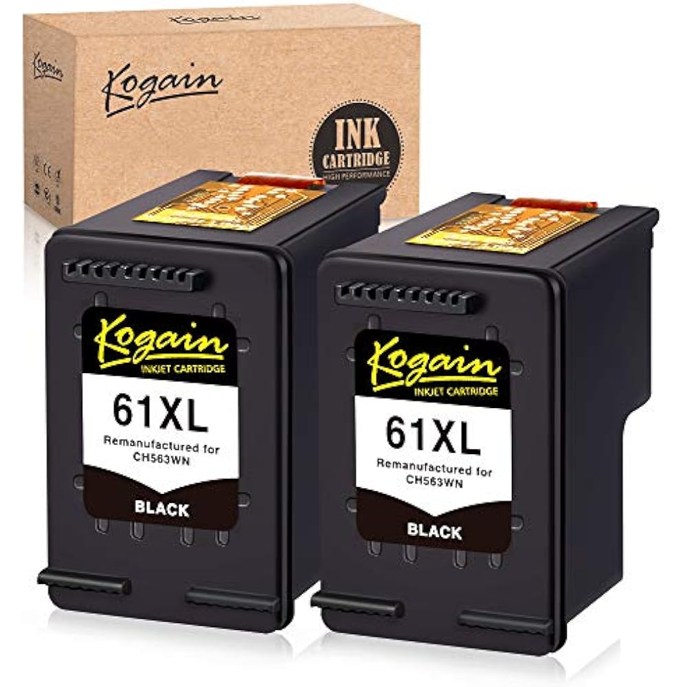 Kogain Inkjet Printer Ink Remanufactured Cartridge Replacement For HP