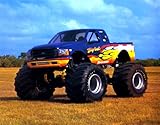 Bigfoot Monster Truck Racing Kids Room Wall Decor Art Print Poster (16x20)