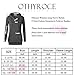 Othyroce Women's Long Sleeve Button V-Neck Pockets Sweatshirts Pullover Hoodies Charcoal Black M