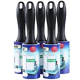 I Go Powerful Lint Roller Pet Hair Remover Sticky with Giant Adhesive, 95 Sheets, 5 Count