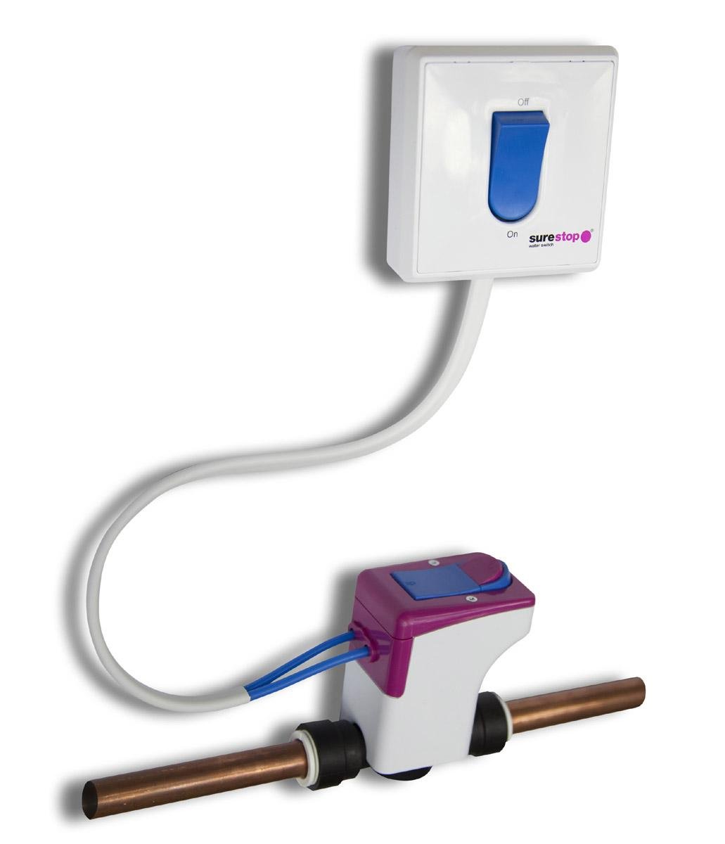 Surestop Remote Stopcock for 22mm Pipe. SS/22/RPL