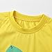 Dailybella Baby Boys Summer Clothes Short Sleeve T-Shirts Shorts Set 2pcs Dinosaur Toddler Outfits Clothing ,Yellow,US Size 18M (12-18 Months)/Asia tag 2Y