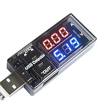 Diymore USB Charger Doctor Current Voltage Charging Detector Battery Voltmeter Ammeter Multimeter USB Tester Mobile Power Panel Monitor Gauge DC LED Display