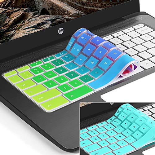 2pack For Hp Chromebook 11 Keyboard Cover Skin Hp Chromebook X360 11 6 Inch Hp Chromebook 11 G2 G3 G4 G5 G6 Ee 11 6 Inch Chromebook Protective Skin Not Fit Hp Chromebook G5 Ee Rainbow Mint Buy Online In Antigua And Barbuda