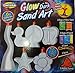 Creative Kids Glow in the Dark Sand Art Craft Kit! Make 6 Different Projects! Peace Sign, Star, Butterfly, Twisty Tube, Flower and Ducky!