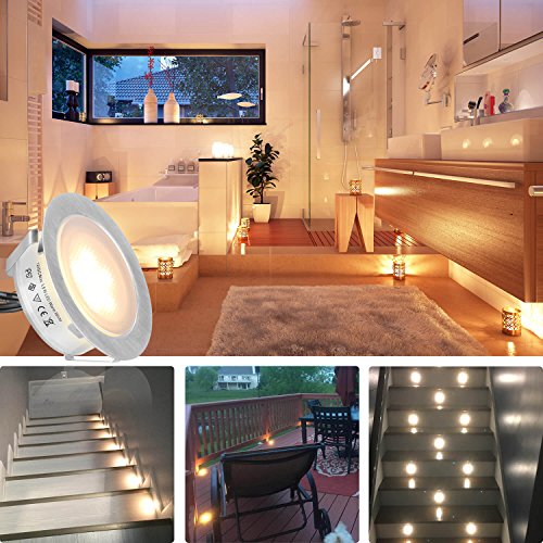 Recessed LED Deck Lights Kits 6 Pack,SMY Lighting(Upgrade Version