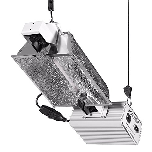 HydroLight Pro E Series 1000W DE Double Ended 220~240v + 1000W DE Double Ended High Par Bulb Complete Hydroponics Lighting Fixture (Compatible with Gavita Master Controller)