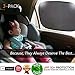 Car Window Shade XL (4-Pack) - Extra Protective UPF 50+ Protection Sun Shade for Car Window - Car Window Shades for Baby and Kids - Blocks Over 99% of Harmful UV Rays - Strong Static Cling - 21”x14”