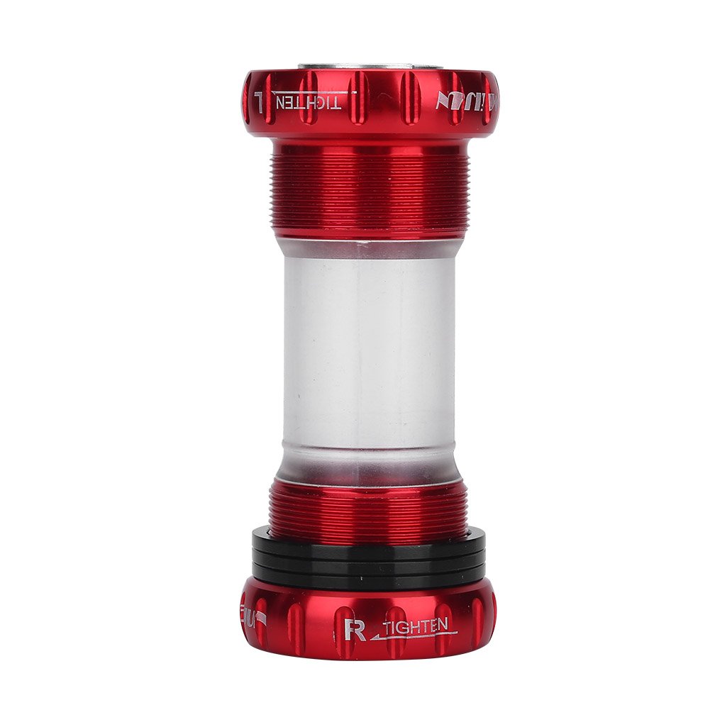VGEBY Bicycle MTB Bearing Case Bottom Bracket Bottom Bracket 68 to 73 mm Crank Bracket Accessories Thread Type for Shimano FSA SRAM (Color : Red)