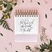 bloom daily planners Undated Perpetual Desk Easel - Religious Inspirational Standing Desktop Flip Calendar - Page a Day - (5.25