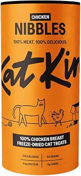 KatKin Chicken Nibbles 2 Pack 2x50g Freeze-Dried Cat Treats UK Made view 7