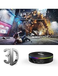 YAGALA T95Q Android 8.1 TV Box 4GB RAM 32GB ROM Amlogic S905X2 Quadcore Cortex A53 Bluetooth 4.1 HDMI 2.1 4K Resolución H.265 2.4GHz y 5GHz Dual Band WiFi Smart Box